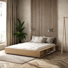 Cama Ziggy  de madera de pino 