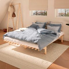 Cama Pace de Madera Natural 